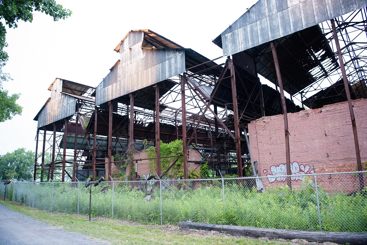 Photo of kilns at Hutton Brickyards in Kingston, NY