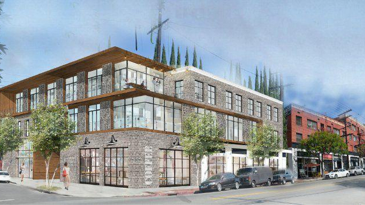 A New Look and Apartment Building for Echo Park Avenue
